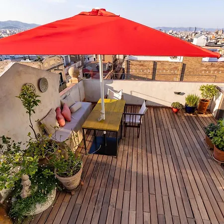 Apartment With Terrace Views Of Bcn